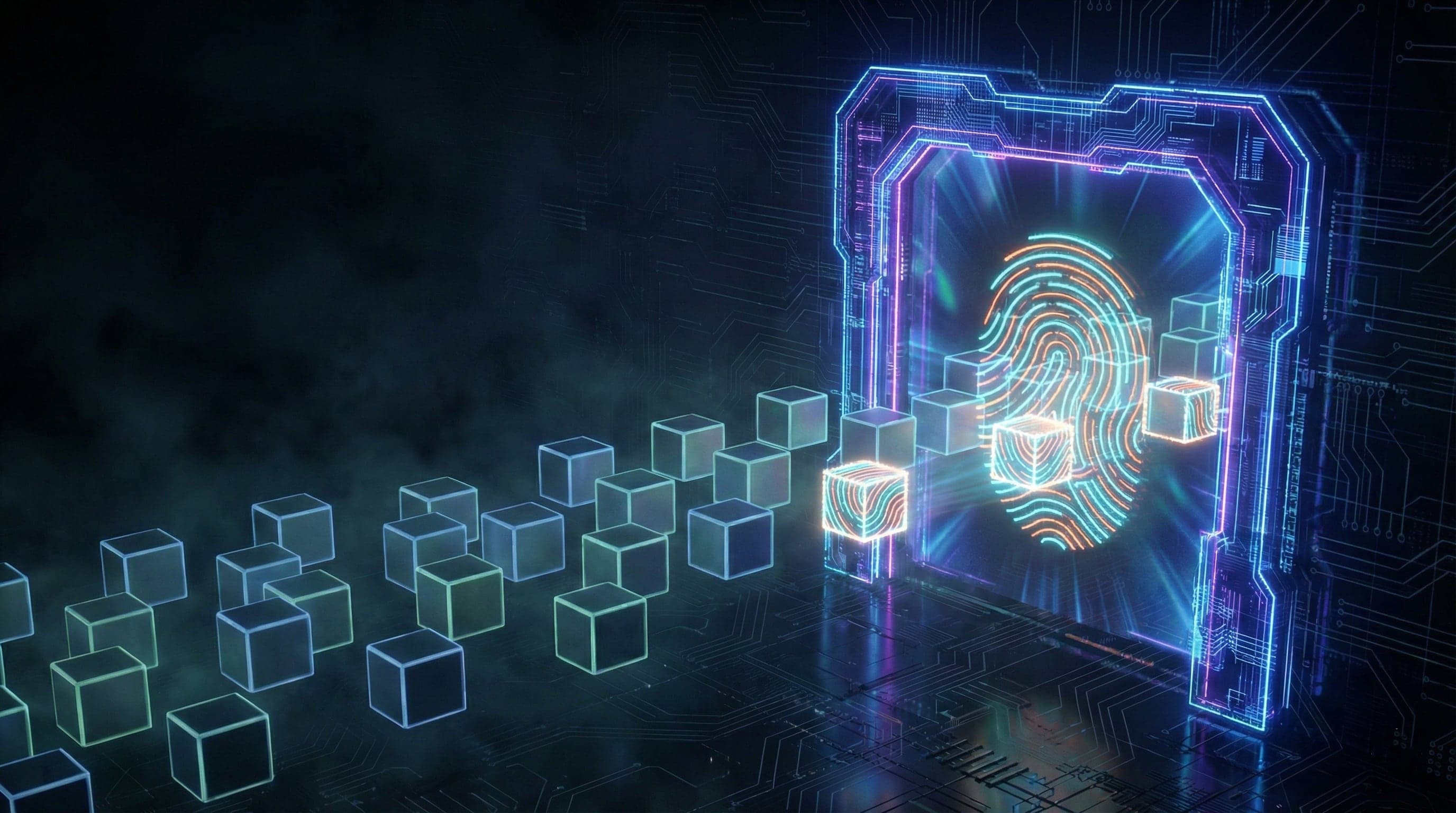 Visualized network data stream showing the transformation of a raw Client Hello packet into JA3 and JA4 fingerprint hashes against a dark digital background.