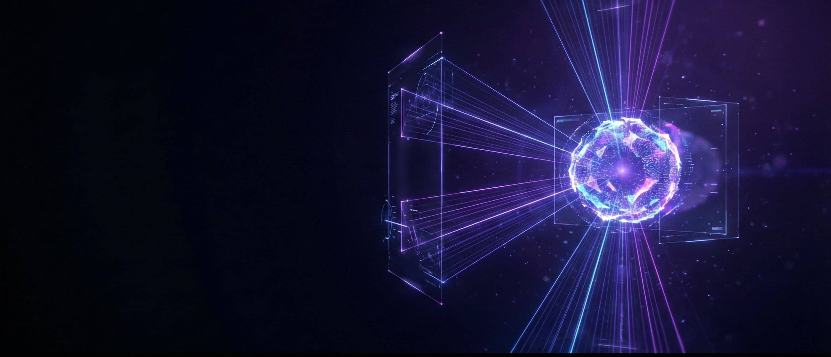Dark silhouette of an Android TV box projecting a malicious red hologram of a trojan horse virus.